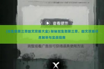 (双生怨第三章图文攻略大全) 探秘双生怨第三章，图文攻略详尽解析与实战指南